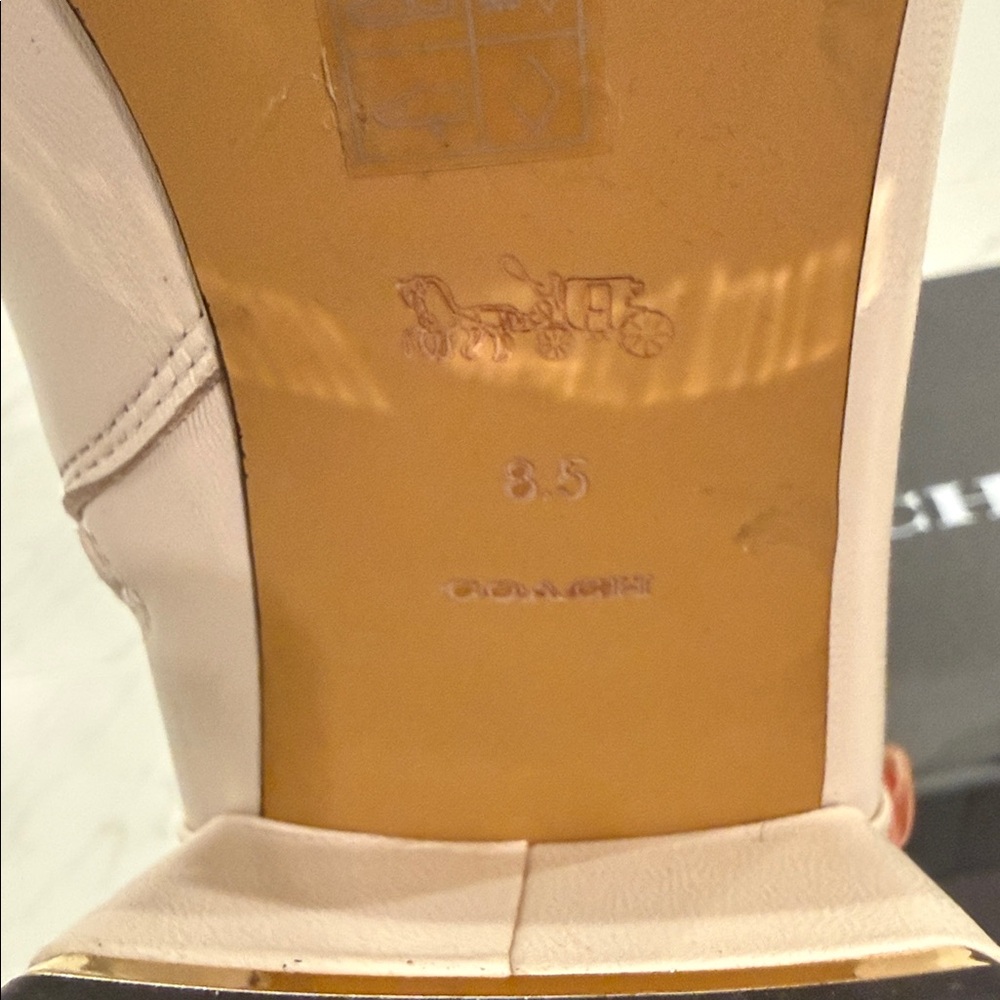 Coach Cream Ankle Boots - Picture 6 of 6